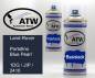 Preview: Land-Rover, Portofino Blue Pearl, 1DG / JIP / 2410: 400ml Sprühdose + 400ml Klarlack - Set, von ATW Autoteile West.